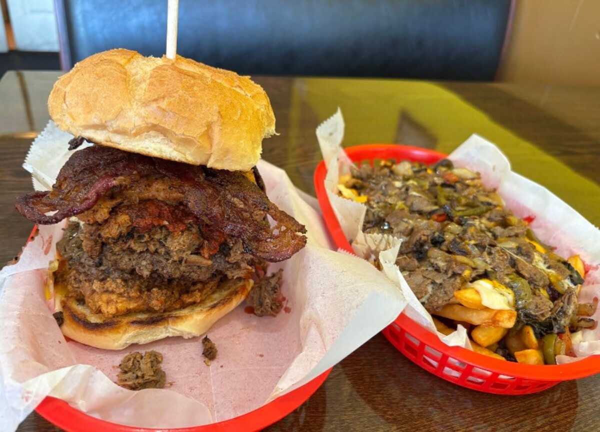 Food at Viking Burger located in Newport News, VA. 