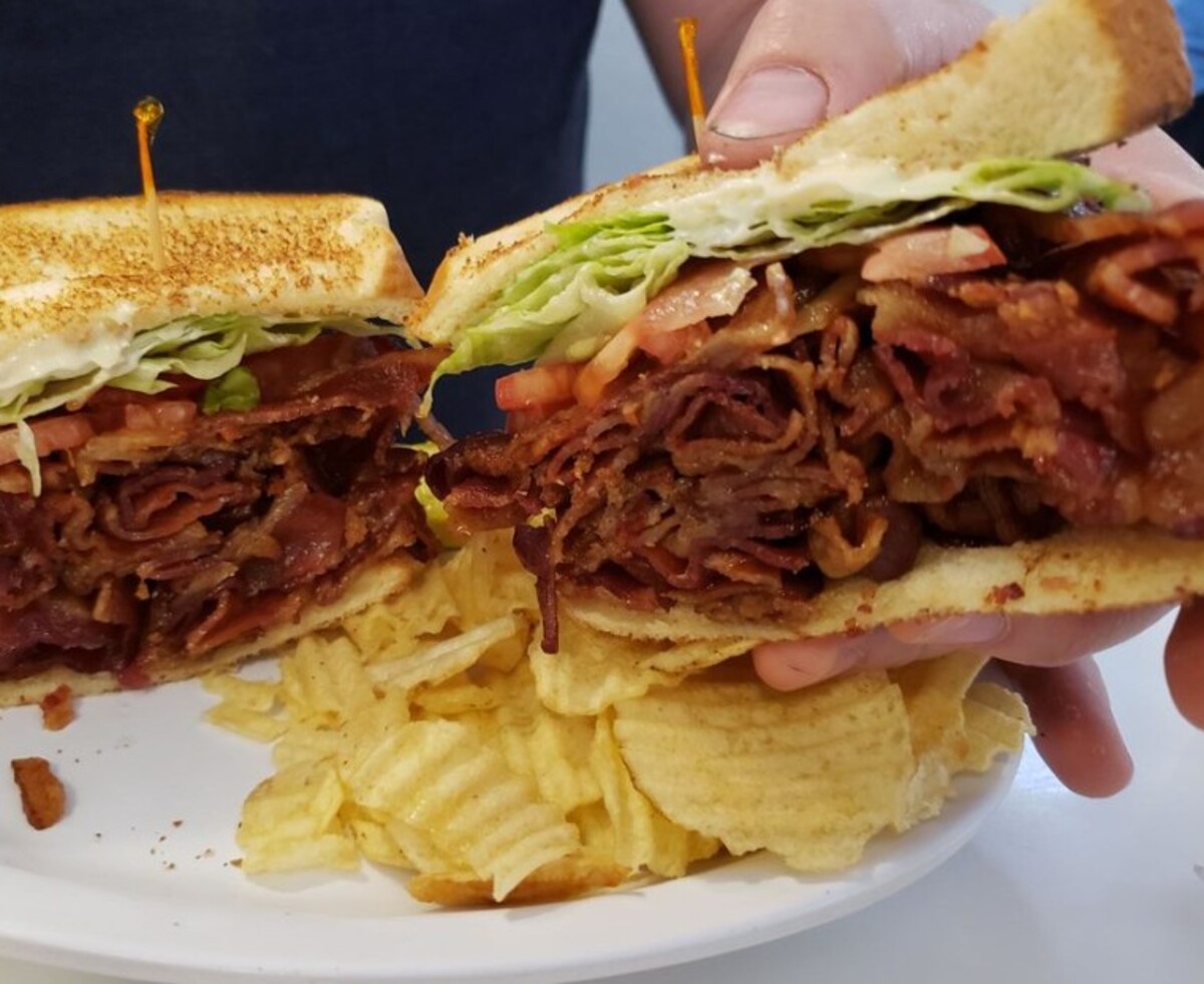 Food at Crown Candy Kitchen located in St. Louis MO. 