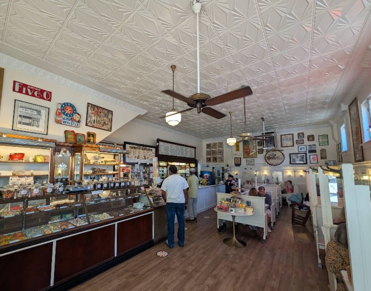 at Crown Candy Kitchen located in St. Louis MO. 