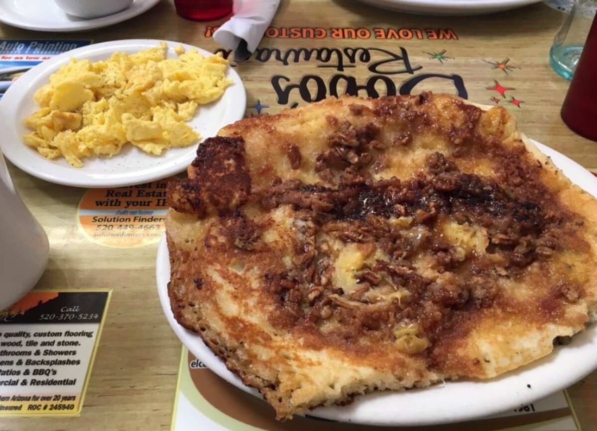 Food at Bobo's Restaurant located in Tucson AZ.