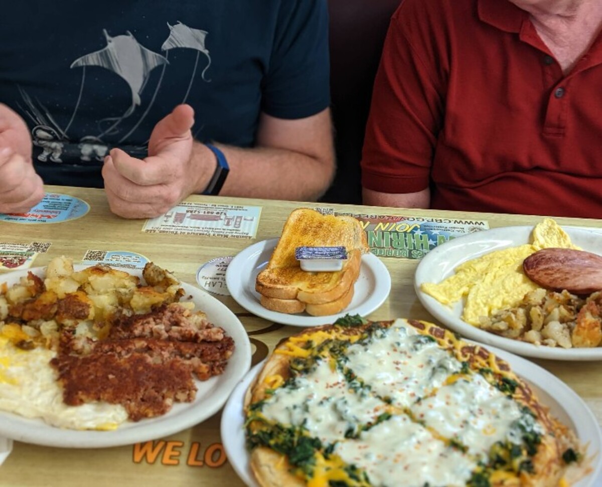 Food at Bobo's Restaurant located in Tucson AZ.