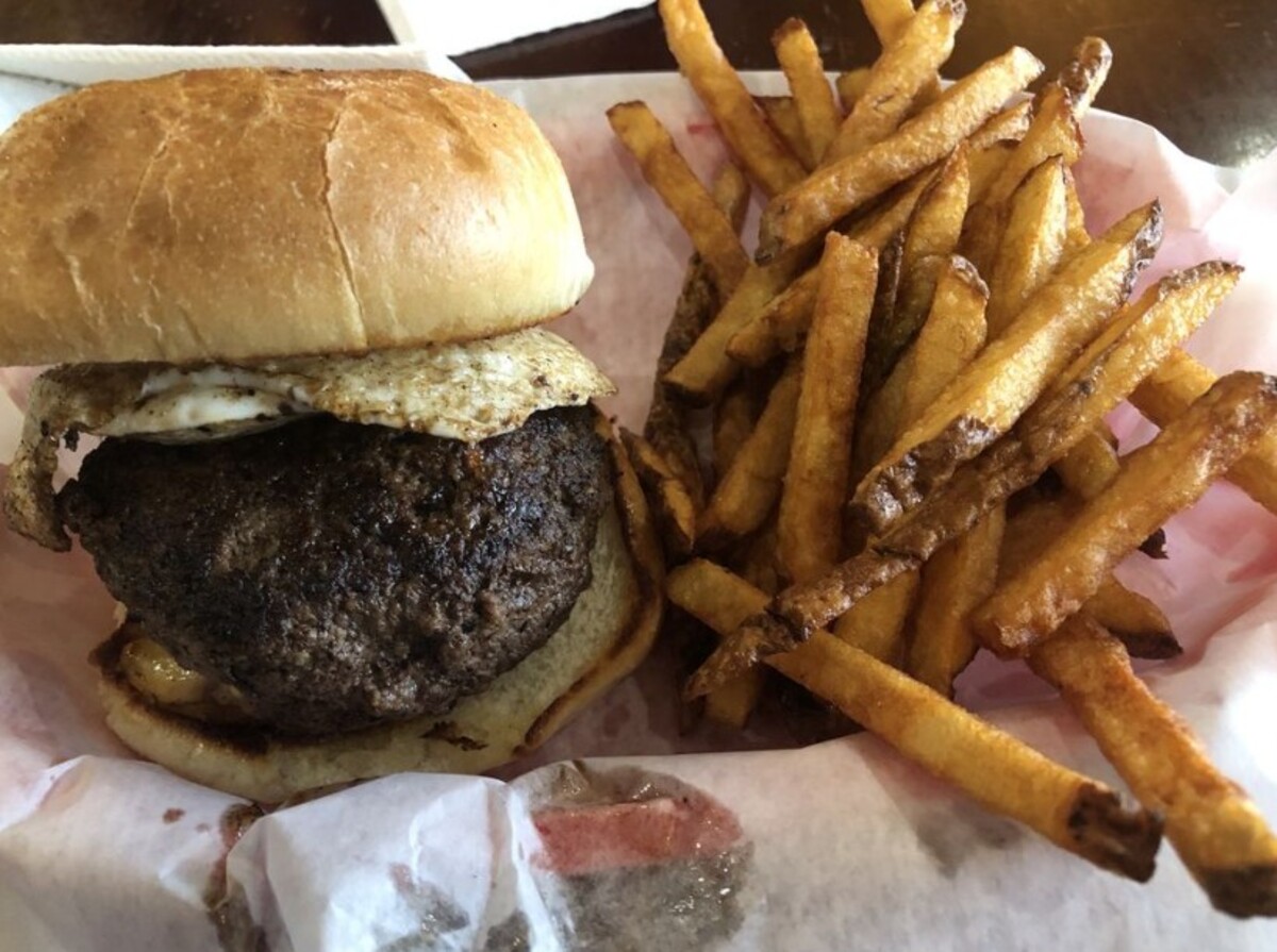 Food at Viking Burger located in Newport News, VA. 