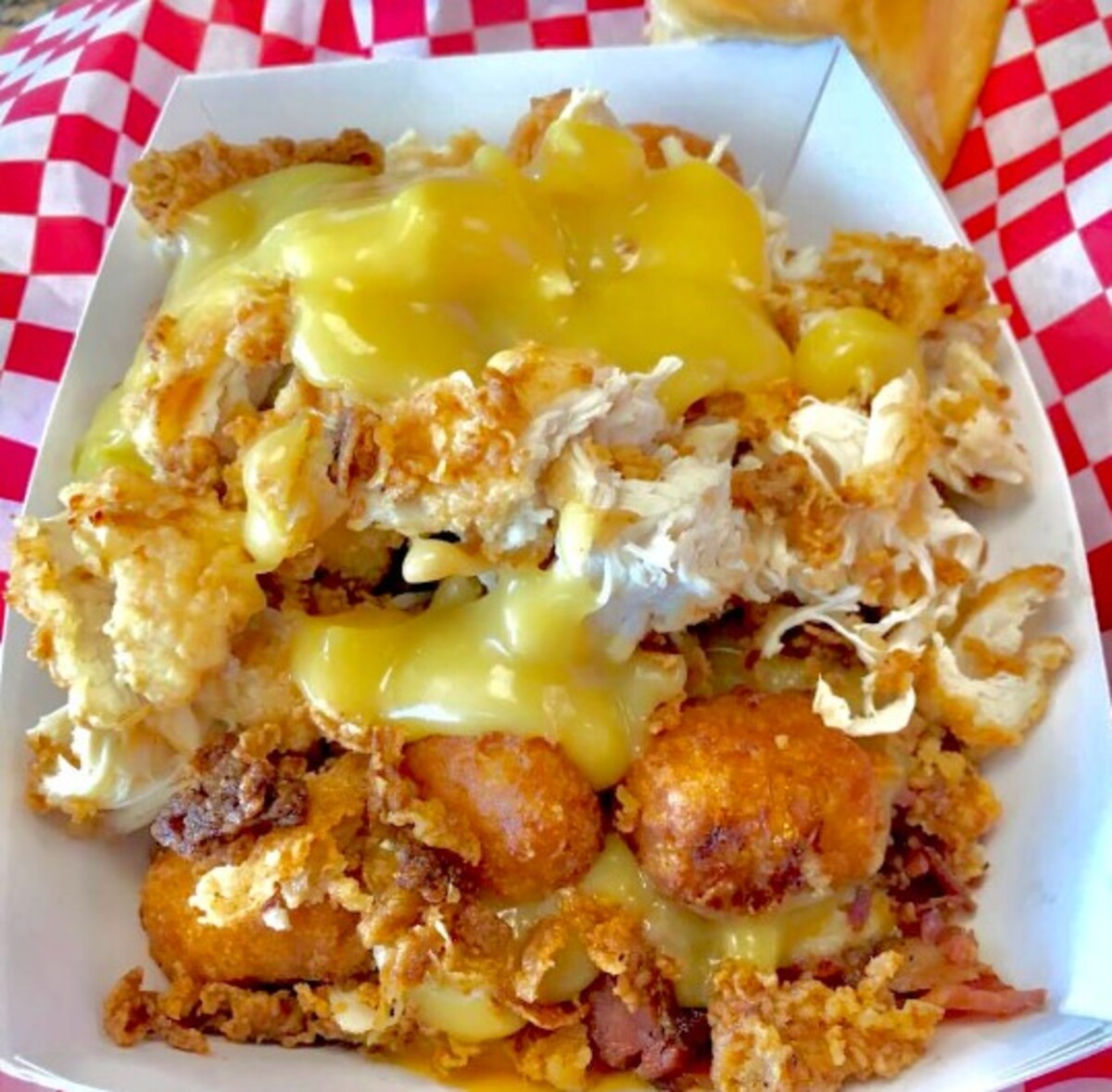 Food at Fran's Chicken Haven located in Boca Raton FL,. 