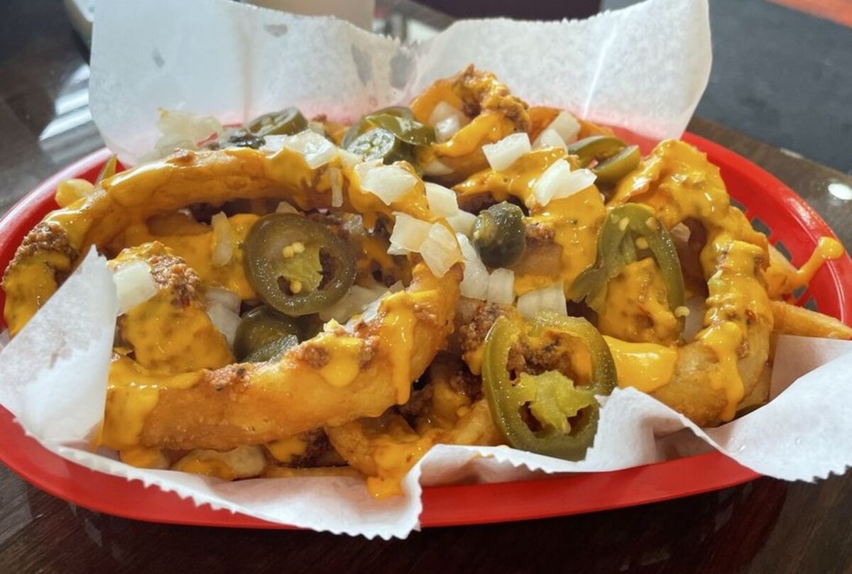 Food at Viking Burger located in Newport News, VA. 