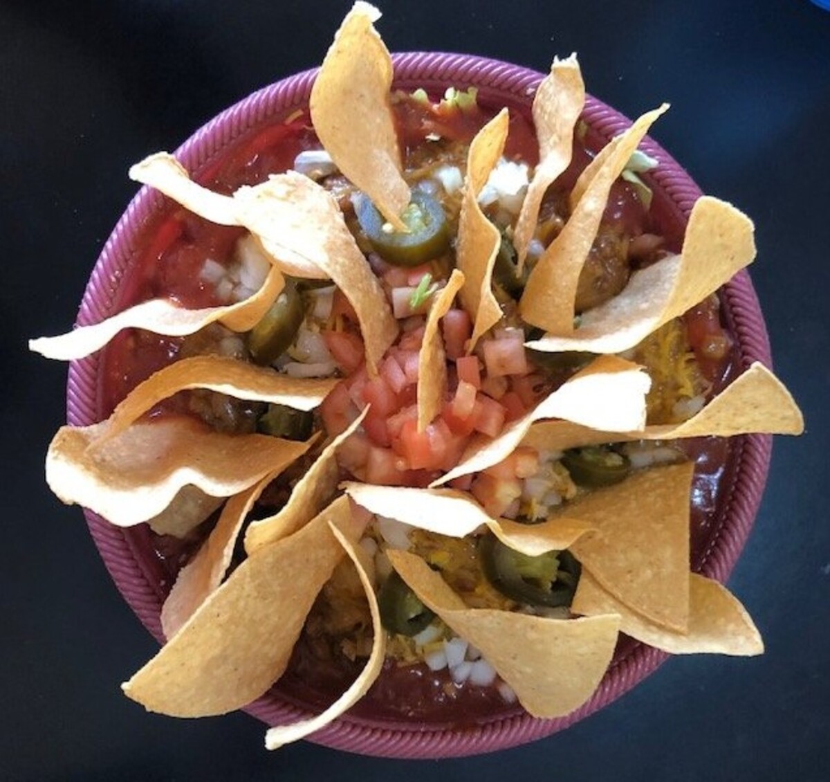 Food at Ike's Chili located in Tulsa OK.