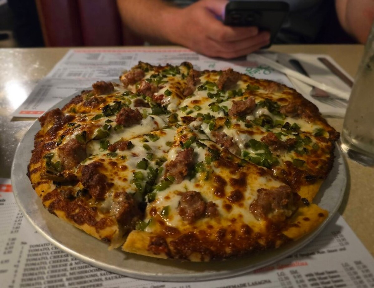 Food at Luigi's Restaurant located in Akron, OH.