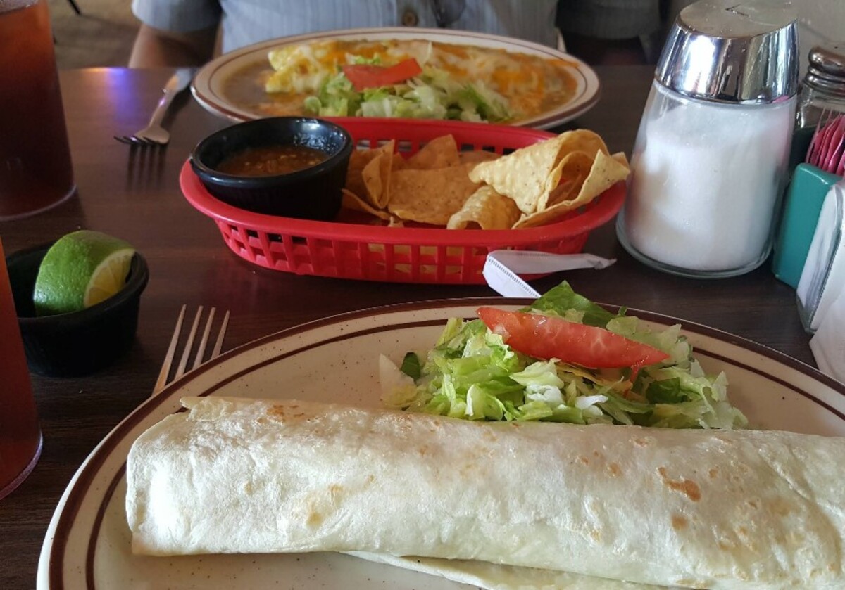 Food at Nellie's Cafe located in Las Cruces NM. 