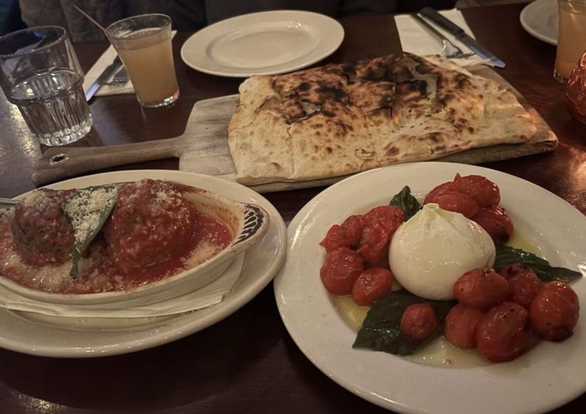 Food at Cornuto Pizzeria located in Seattle, WA.