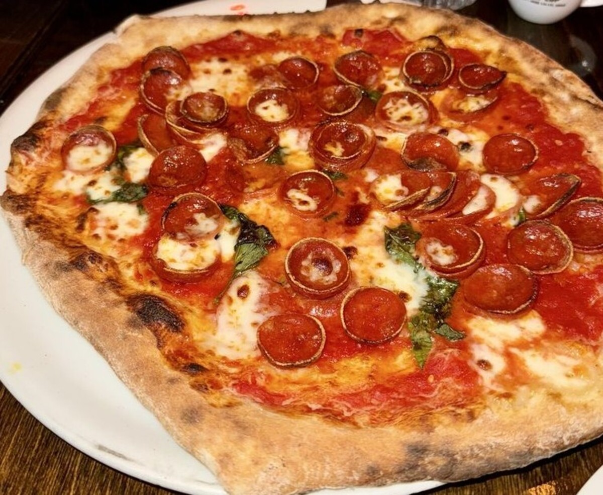 Food at Cornuto Pizzeria located in Seattle, WA.