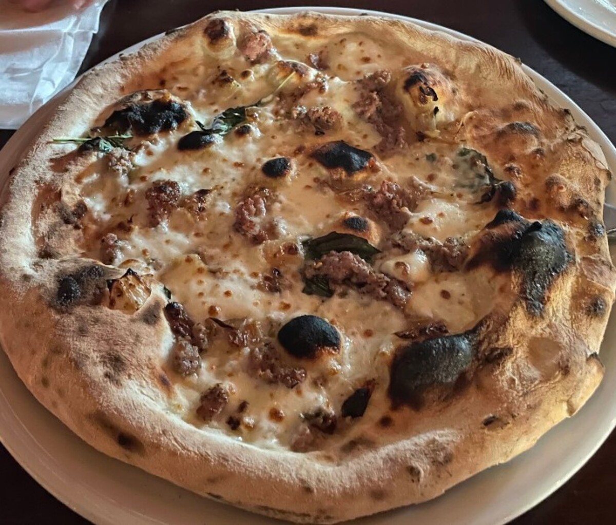 Food at Cornuto Pizzeria located in Seattle, WA.