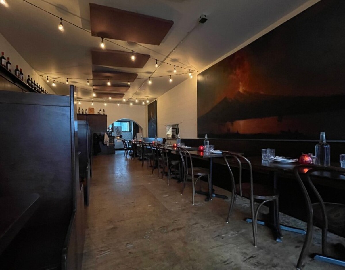 Food at Cornuto Pizzeria located in Seattle, WA.