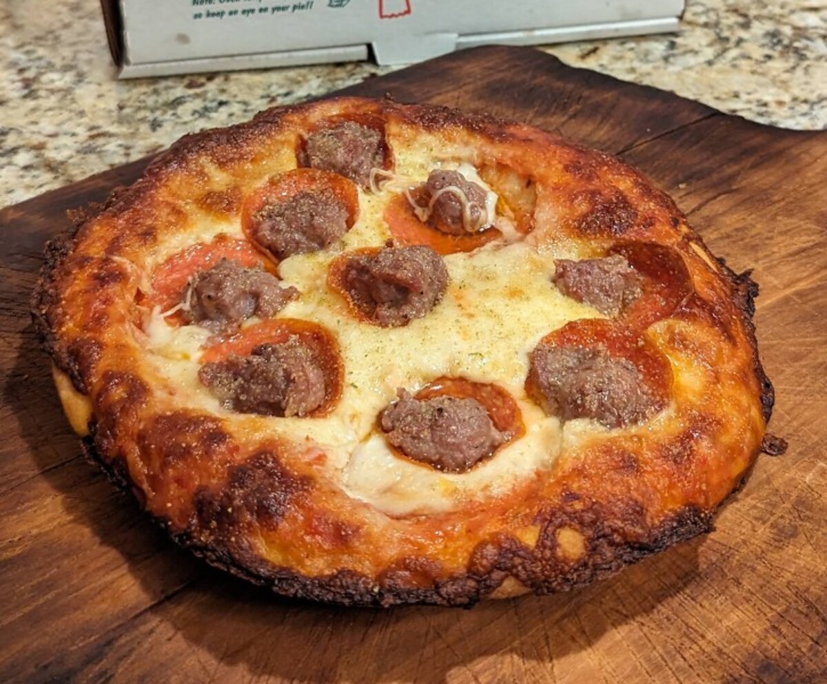 Food at Luigi's Restaurant located in Akron, OH.