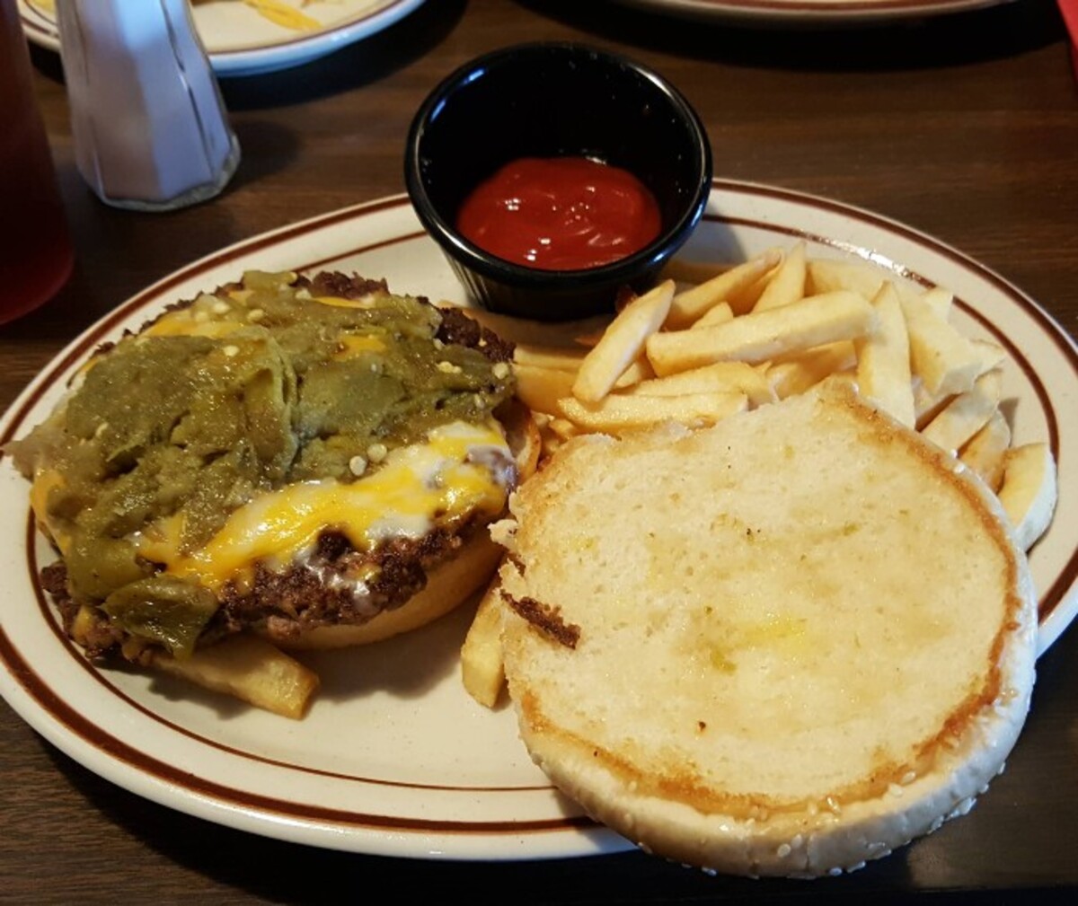Food at Nellie's Cafe located in Las Cruces NM. 
