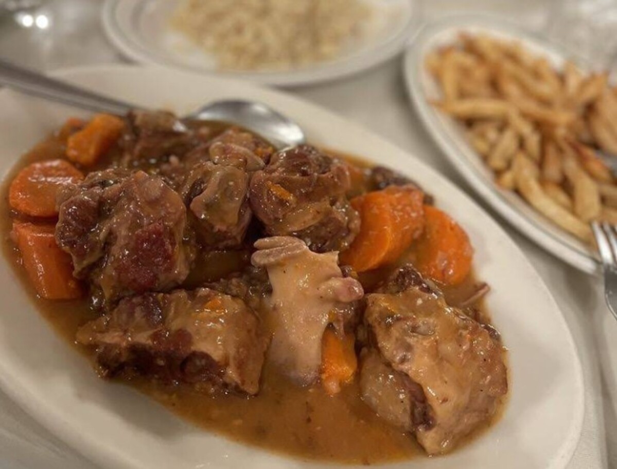 Food at Wool Growers Restaurant located in Bakersfield, CA. 