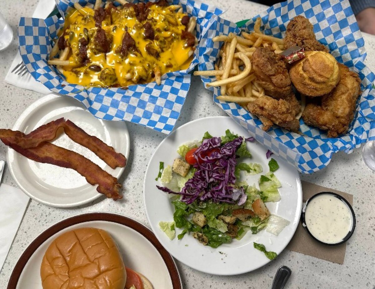 Food at Lucky Wishbone located in Anchorage, AK. 