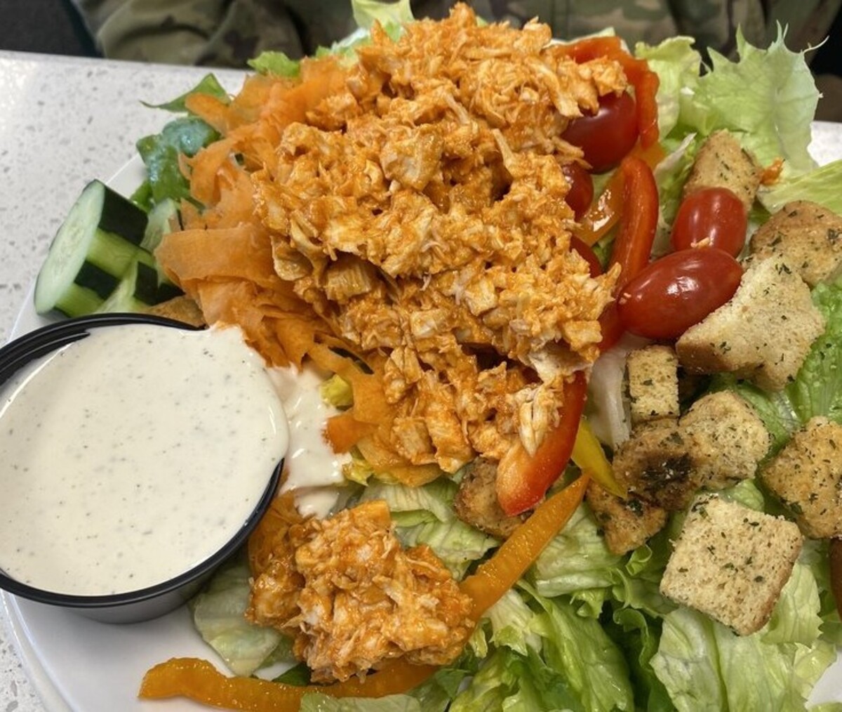 Food at Lucky Wishbone located in Anchorage, AK. 