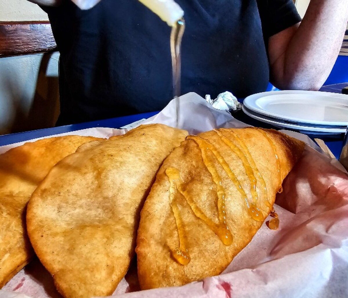 Food at Chope's Bar and Café located in La Mesa, NM. 