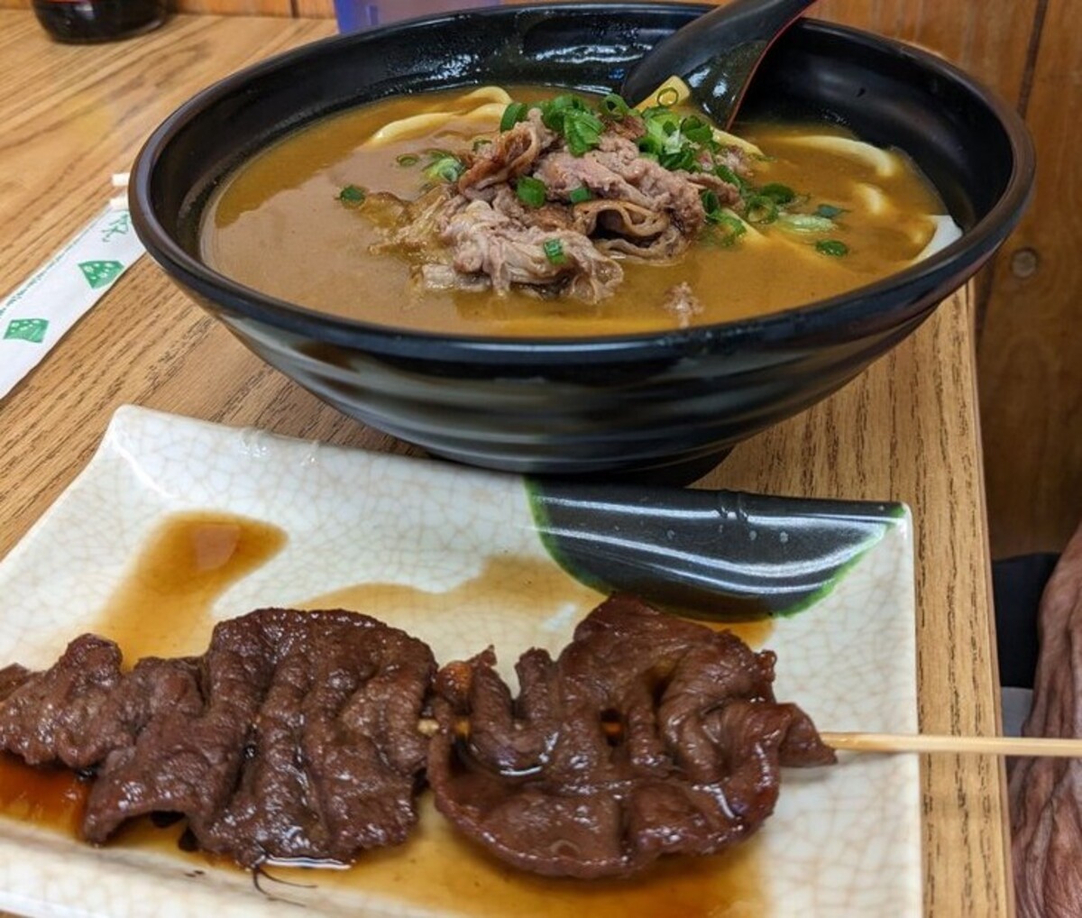 Food at Shige's Saimin Stand located in Wahiawa, HI. 
