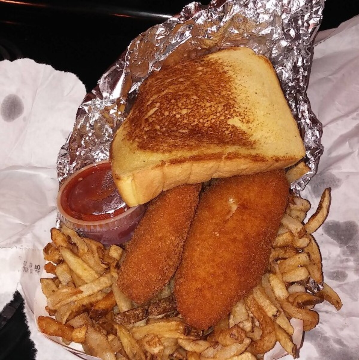 Food at Pat's Drive In located in Tucson, AZ. 