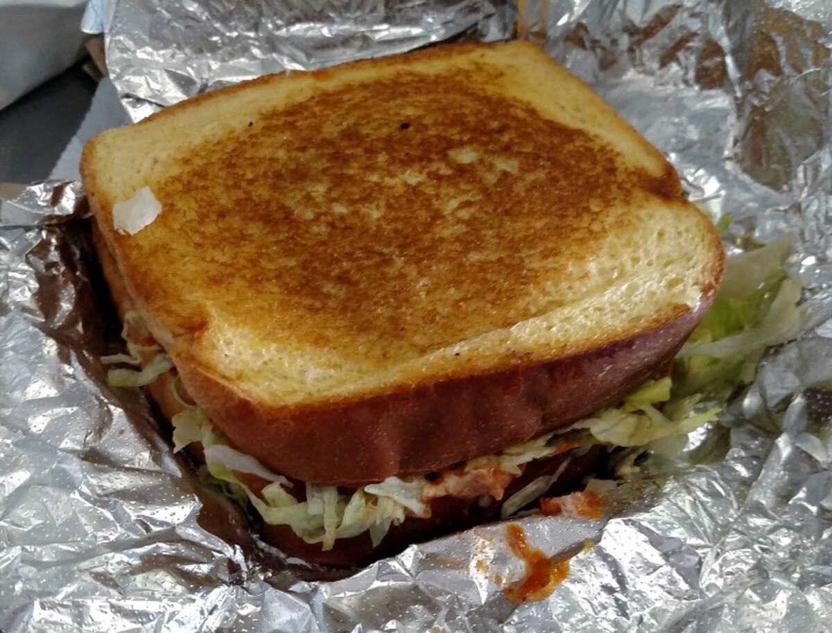 Food at Pat's Drive In located in Tucson, AZ. 