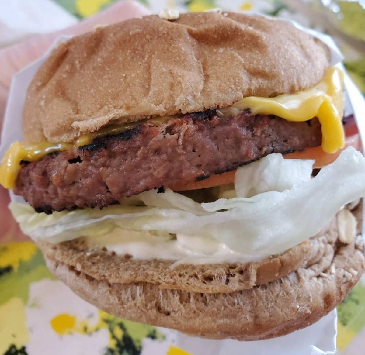 Food at TK Burgers located in Huntington Beach, CA. 