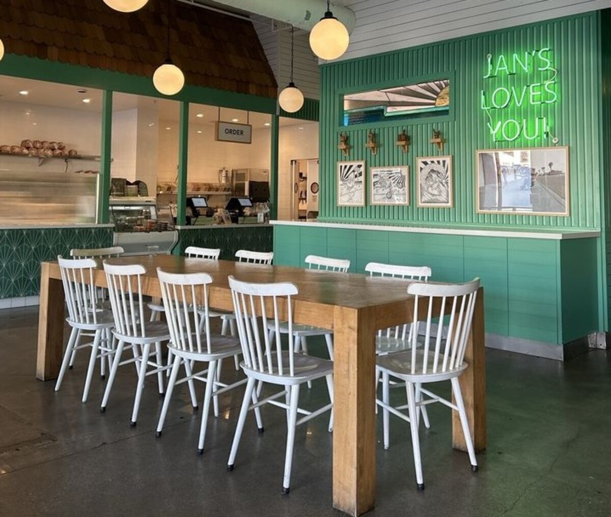 Food at Jan's Health Bar located in Huntington Beach, CA.