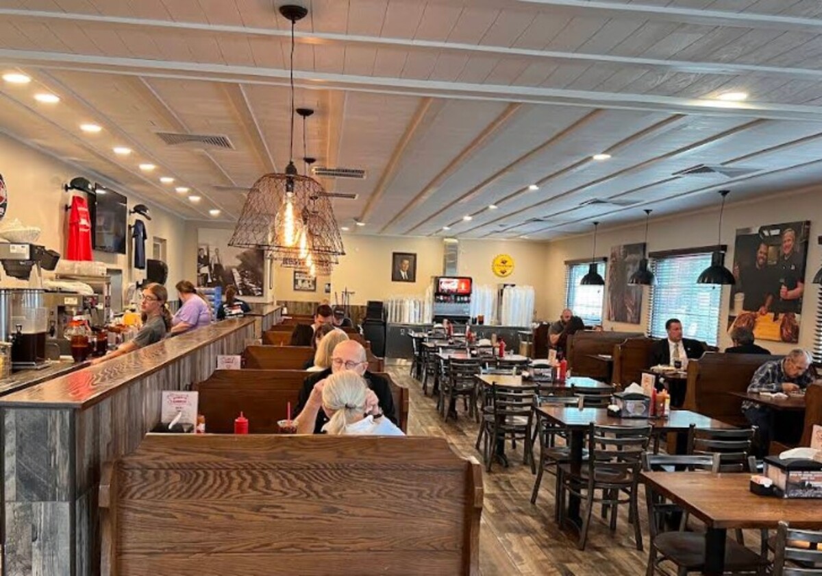 at Stamey’s Barbecue located in Greensboro NC. 