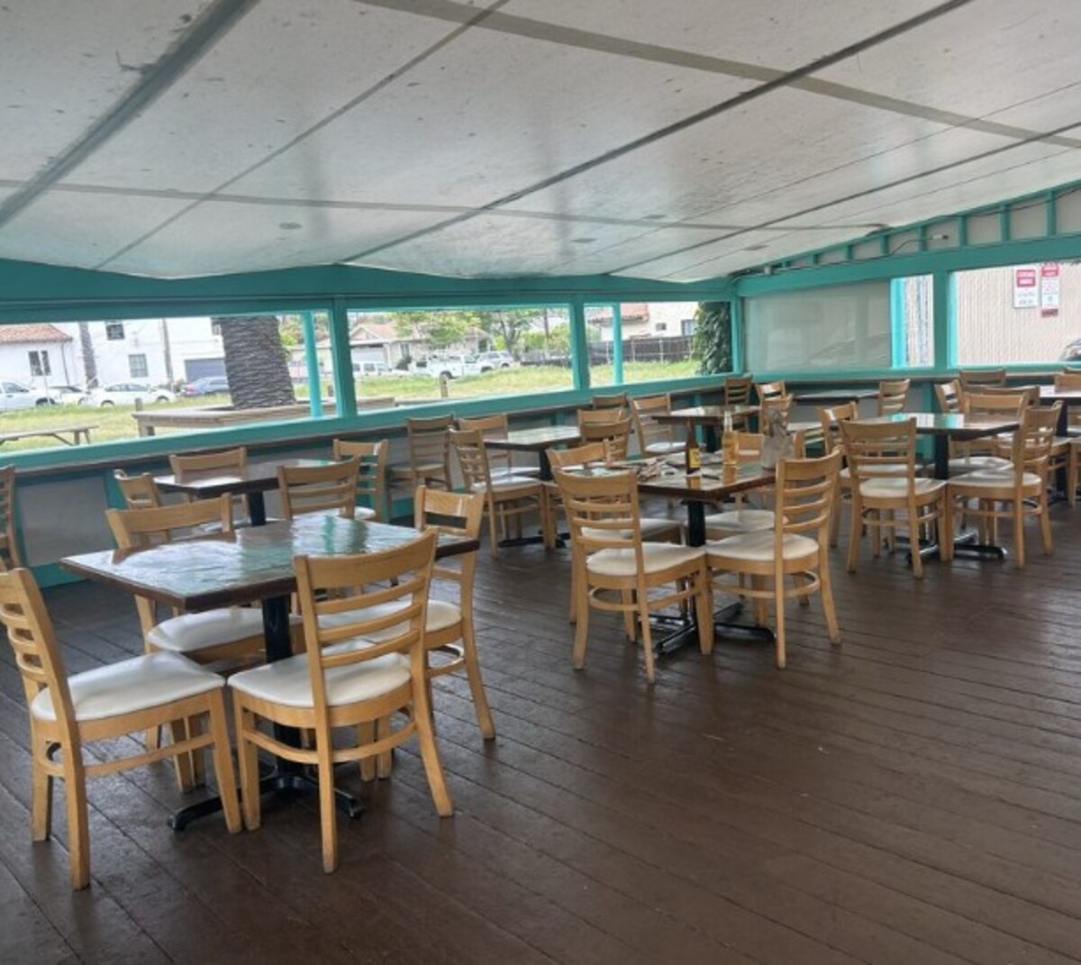 at La Super-Rica Taqueria located in Santa Barbara CA