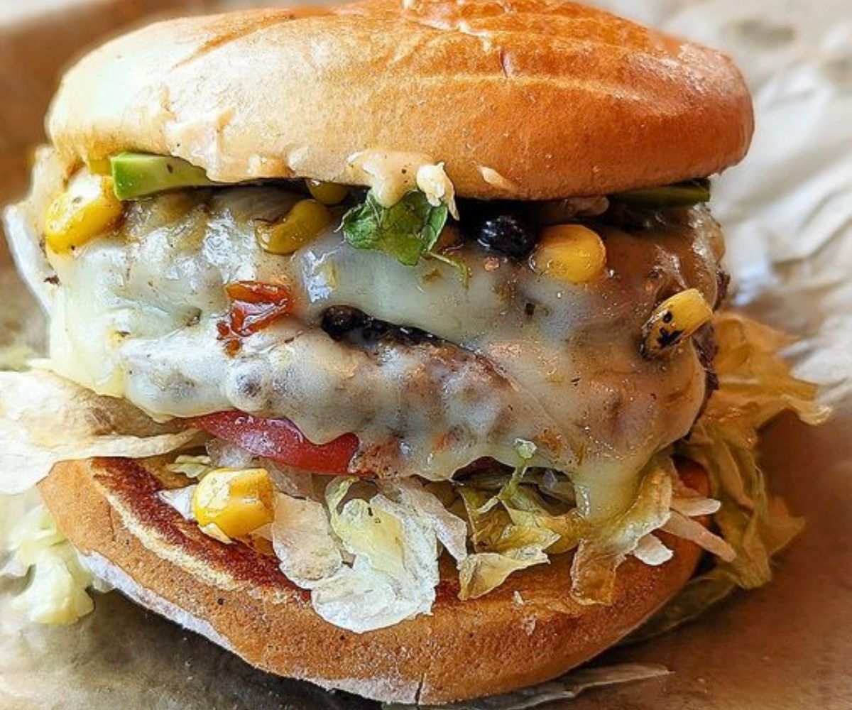 Southwest Burger at Freakin' Unbelievable Burgers in Flint, Michigan