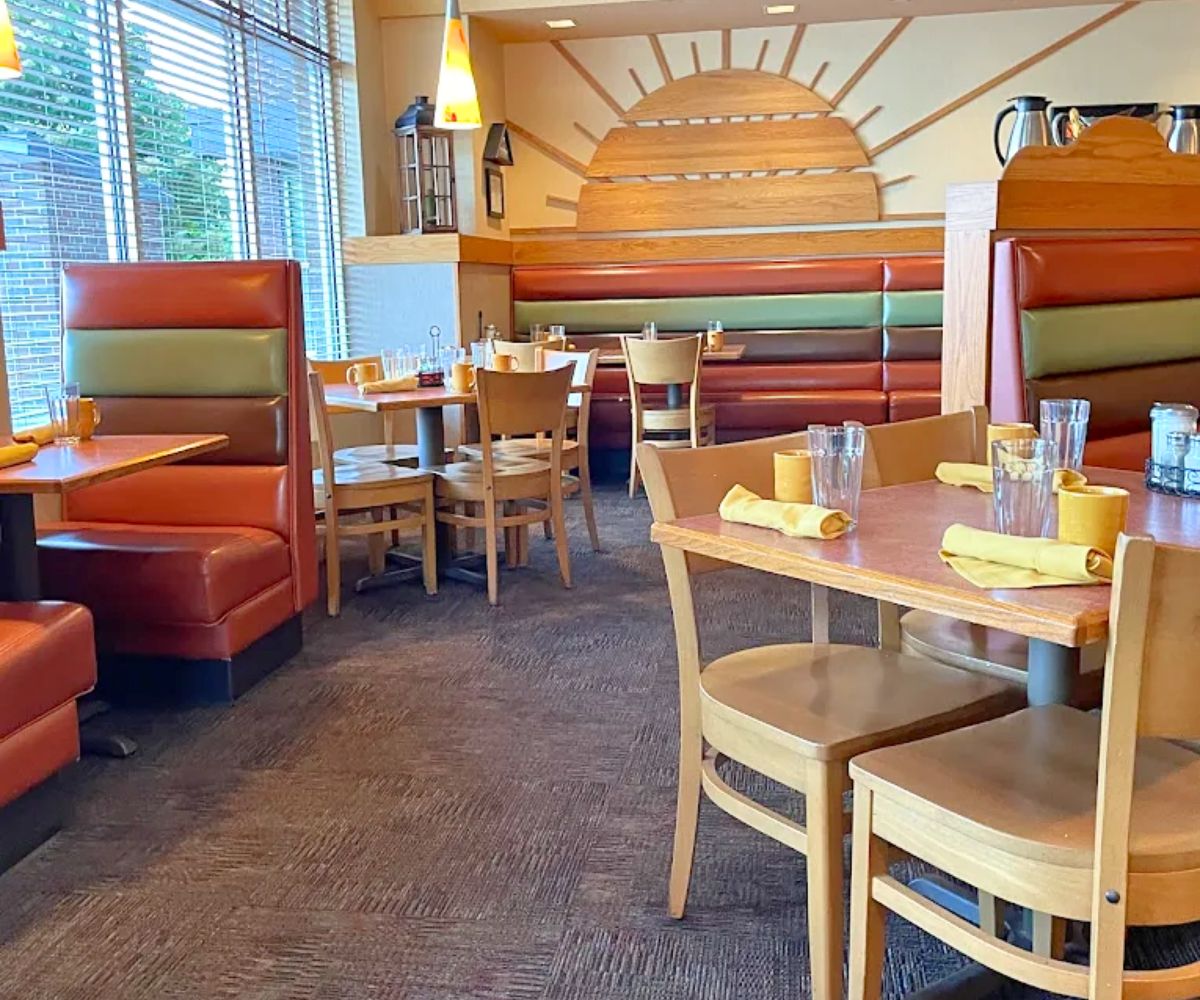 interior of Jensen's Cafe in Burnsville, MN