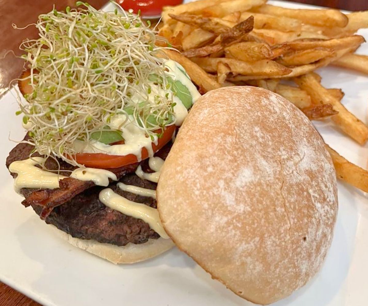 California Burger at Coleman Public House in Mount Pleasant, South Carolina