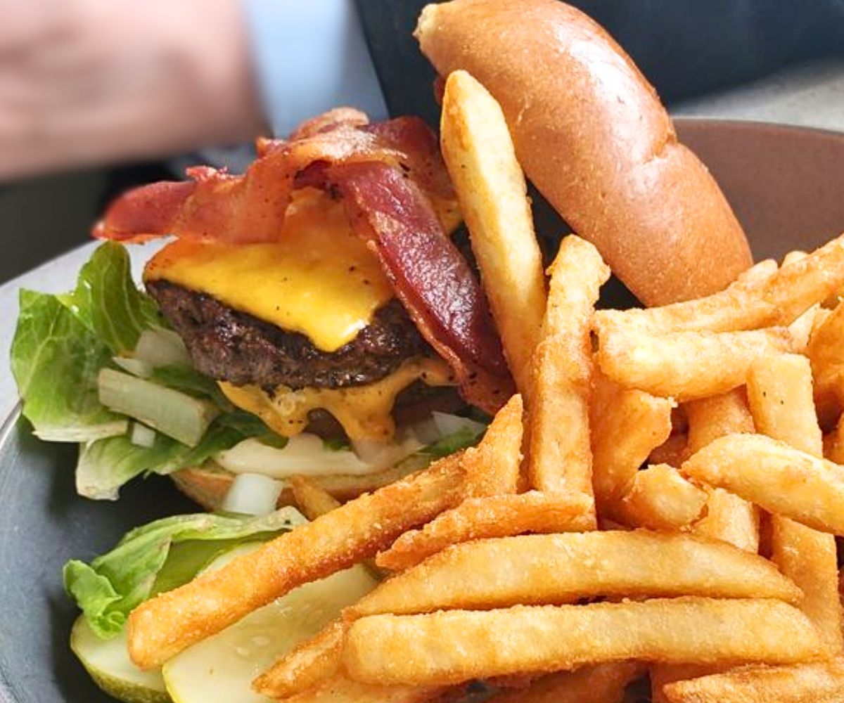 All American Burger at Bourbon's Kitchen in Middletown, Ohio