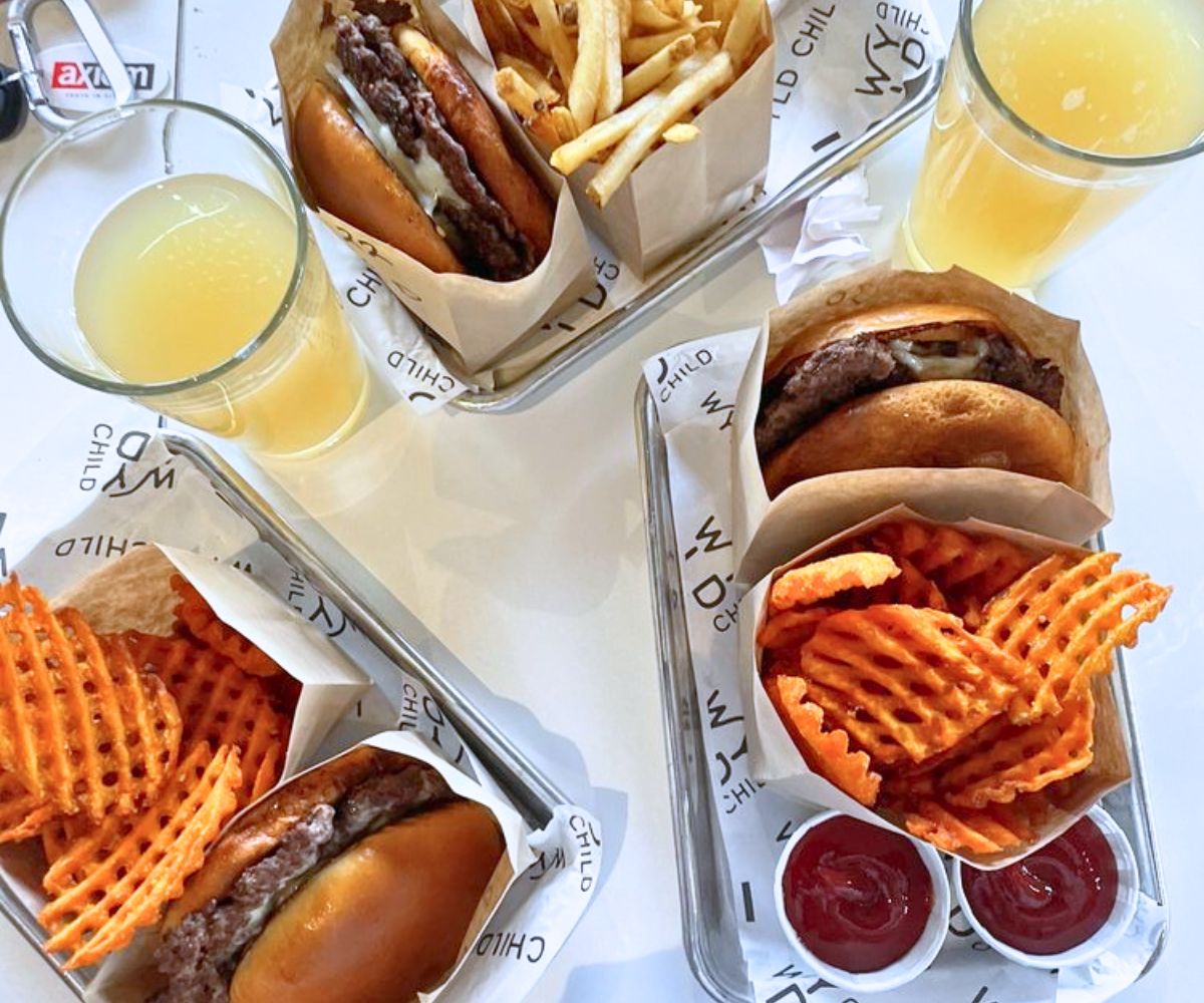 burgers at Wyld Child in Boise, Idaho