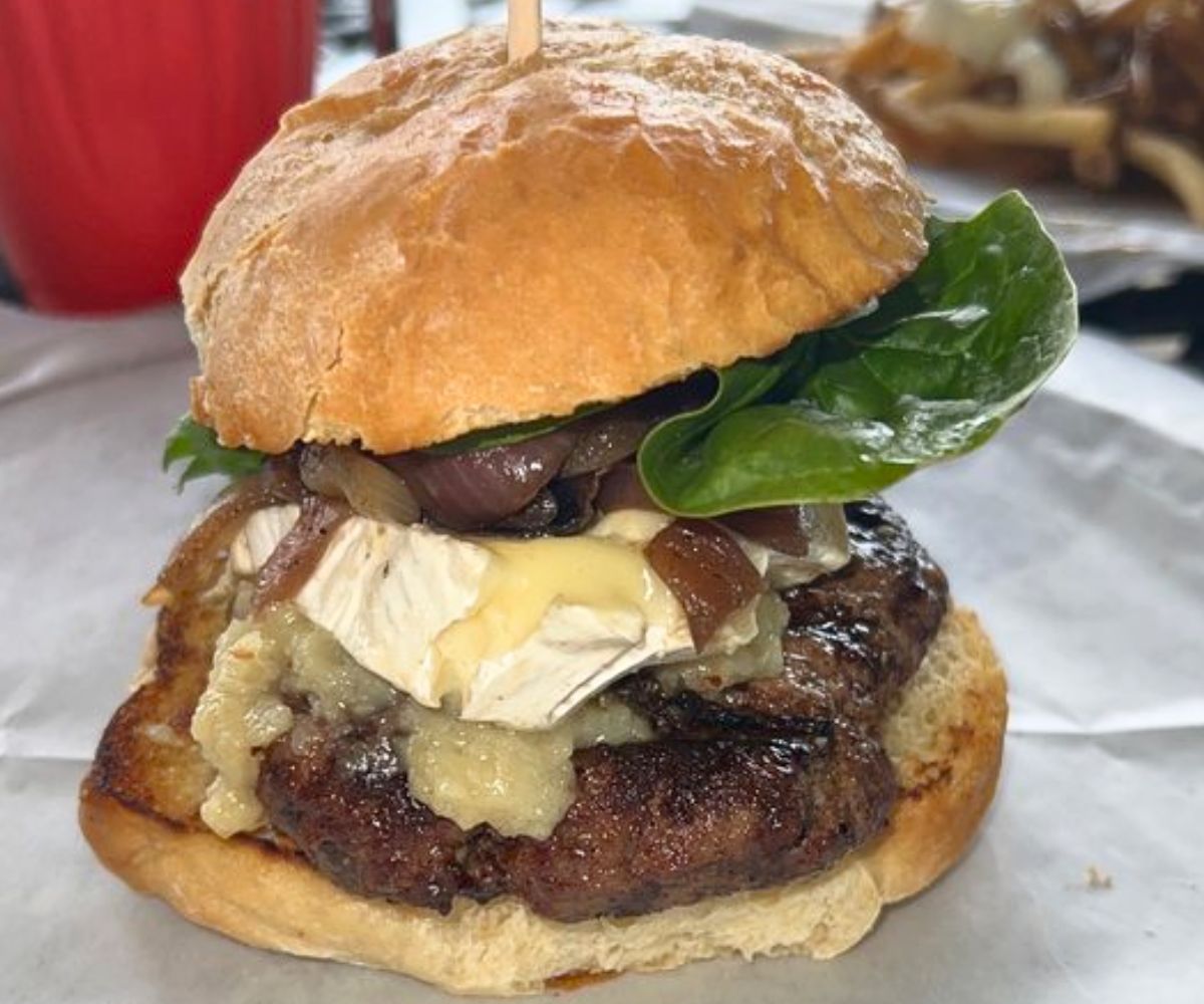 Paris Burger at Melt Gourmet Cheeseburgers in Leesburg, Virginia