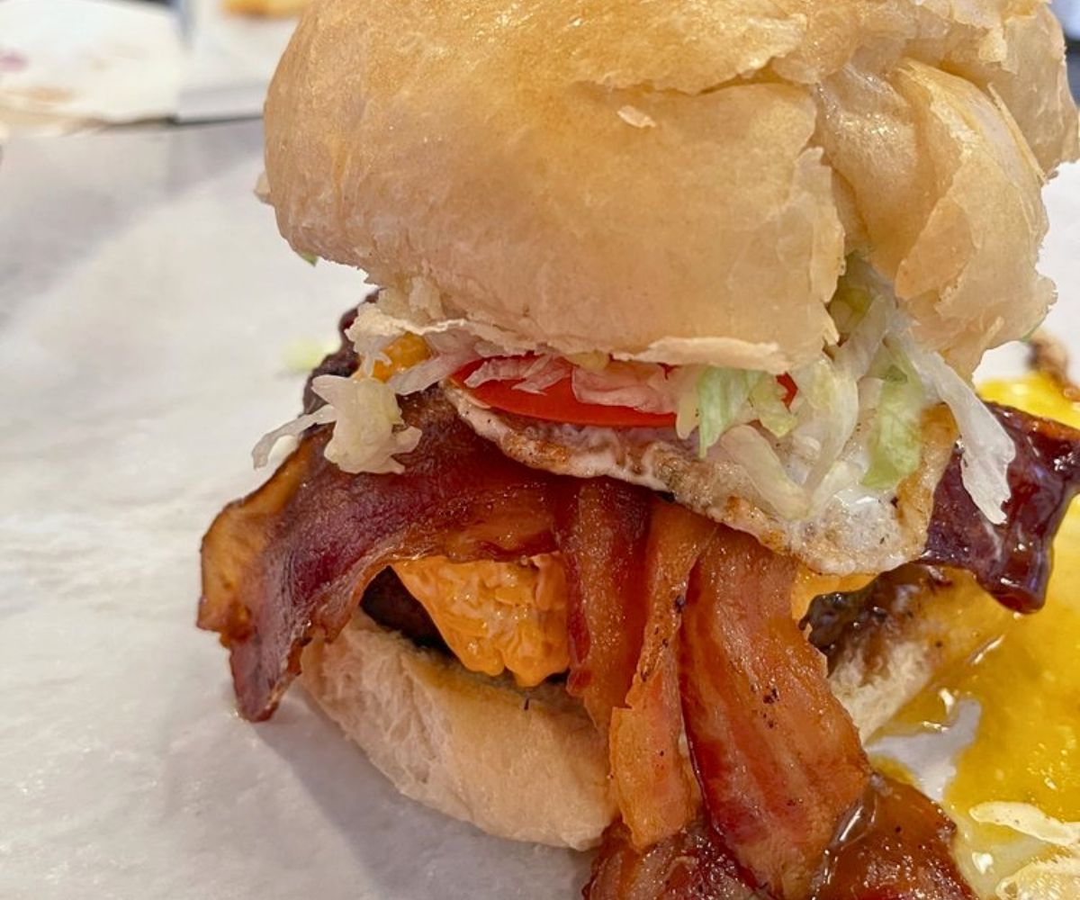 The Diner "Blue Plate" Special at Melt Gourmet Cheeseburgers in Leesburg, Virginia