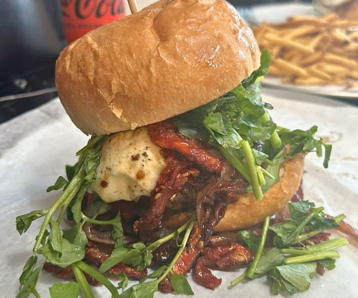 Caprese Burger at Melt Gourmet Cheeseburgers in Leesburg, VA