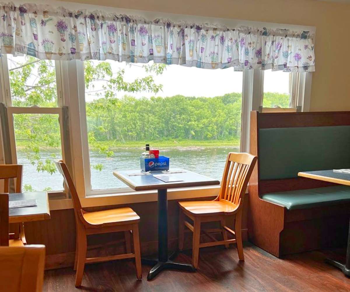 interior of Eagles Nest Restaurant in Brewer, ME