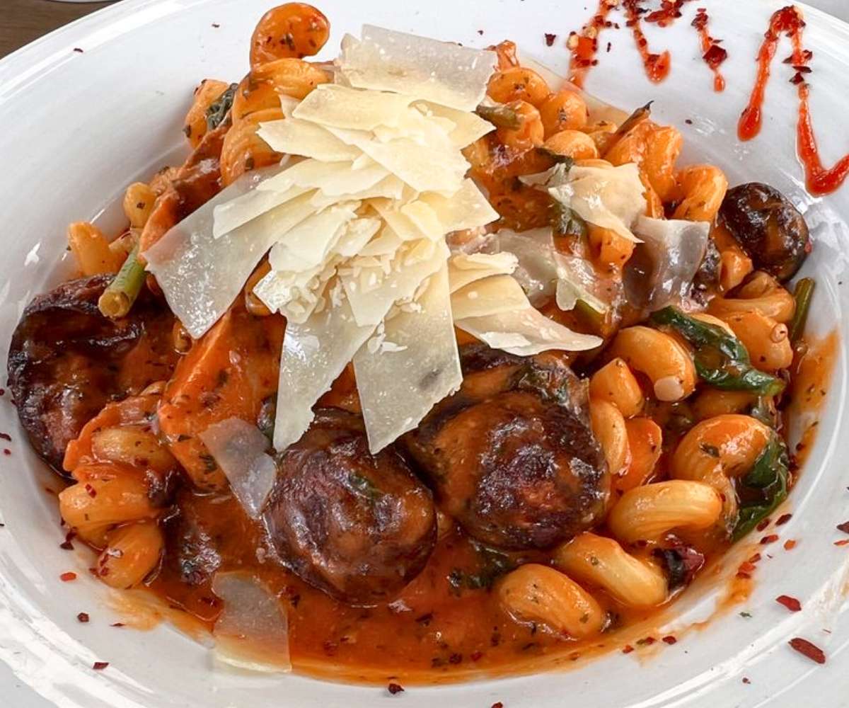 Hell on Noodles at The Stage Restaurant & Cafe in Keene, New Hampshire