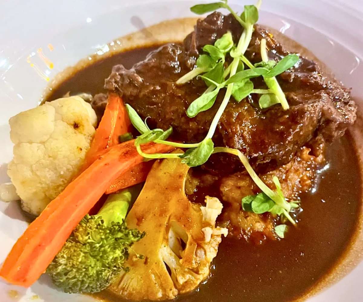 Braised Short Ribs at The Stage Restaurant & Cafe in Keene, NH