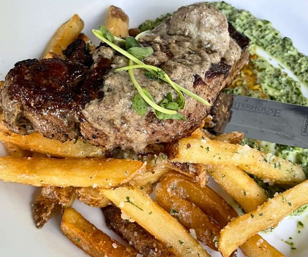 New York Strip at The Stage Restaurant & Cafe in Keene, NH