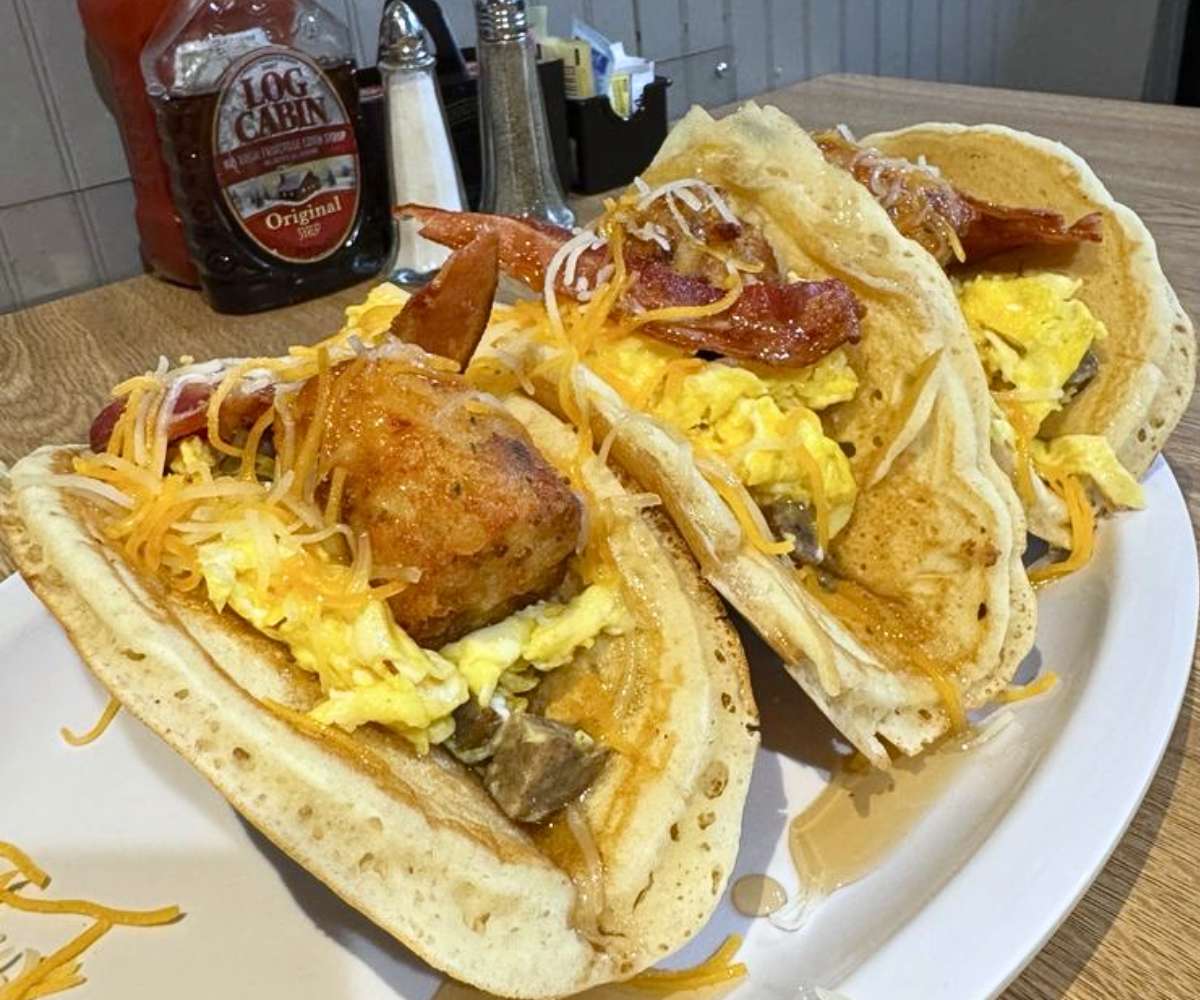 Breakfast Tacos at The Hamilton Diner in Seekonk, Massachusetts