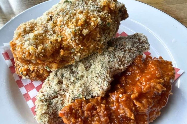 Honeybird Fried Chicken at Honeybird in East Providence, Rhode Island