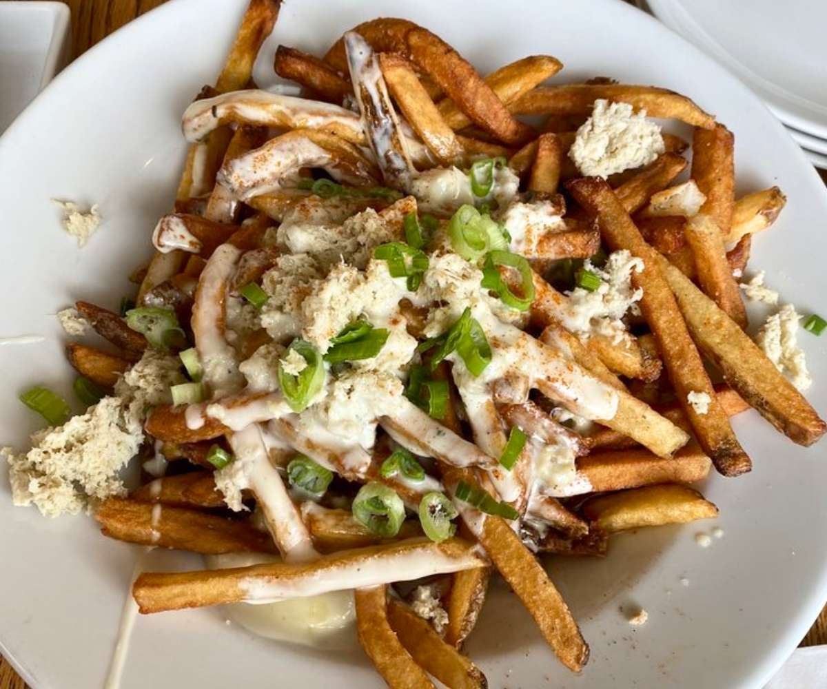 Crab Fries at The Backyard in Milton, DE