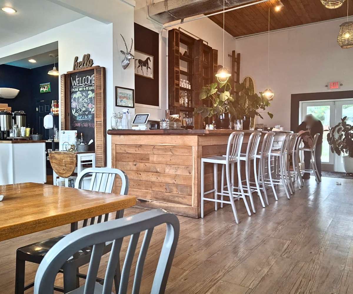 interior of The Backyard in Milton, DE