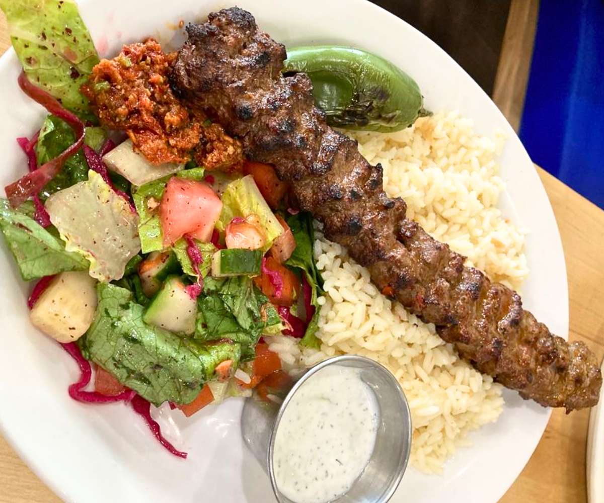 Adana Kebab at Turkish Delight in Anchorage, AK