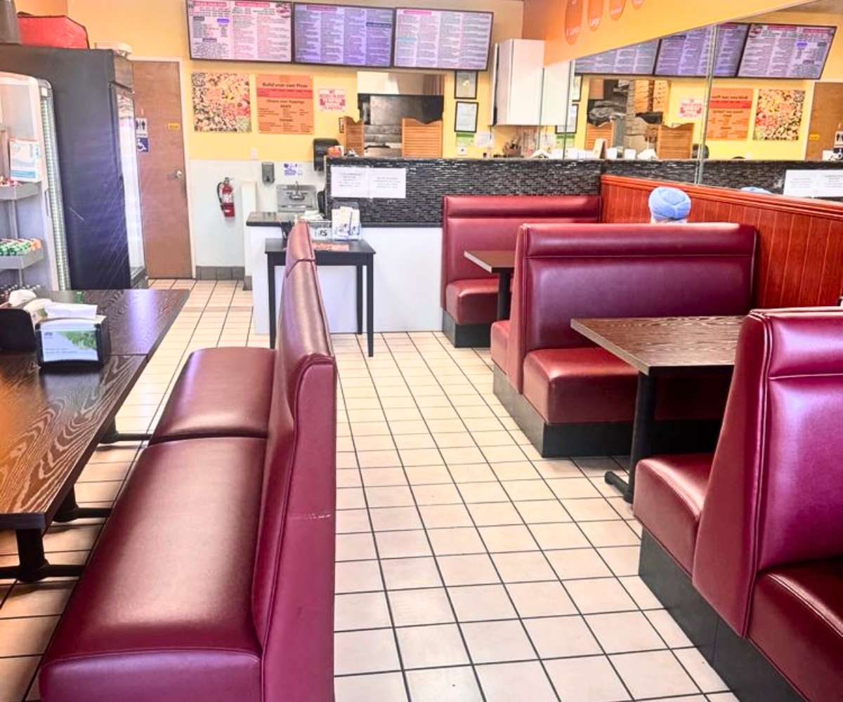 interior of Cali Pizza in San Jose, California