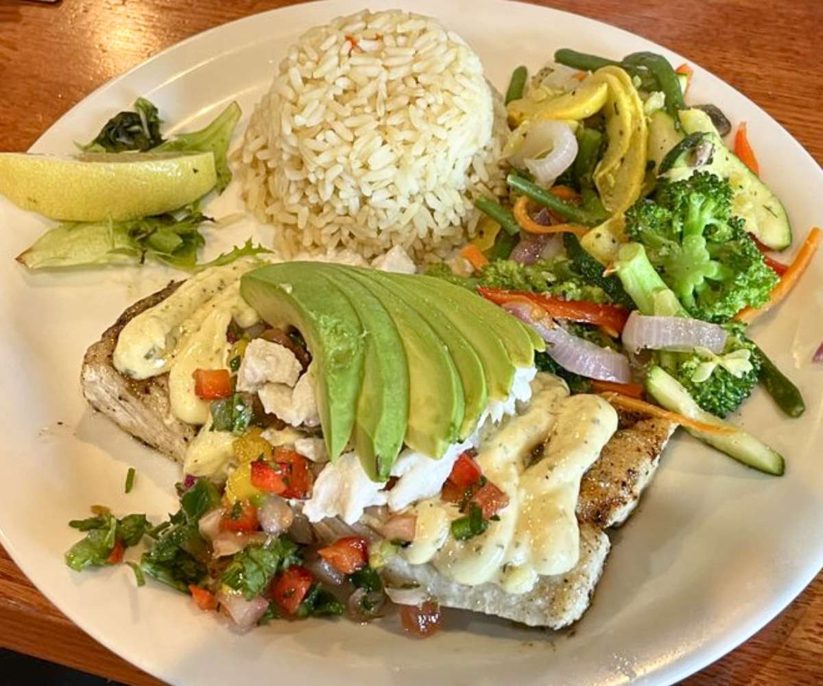 Mahi Mahi Alto Cucina at Salt Water Grill in Corpus Christi, Texas