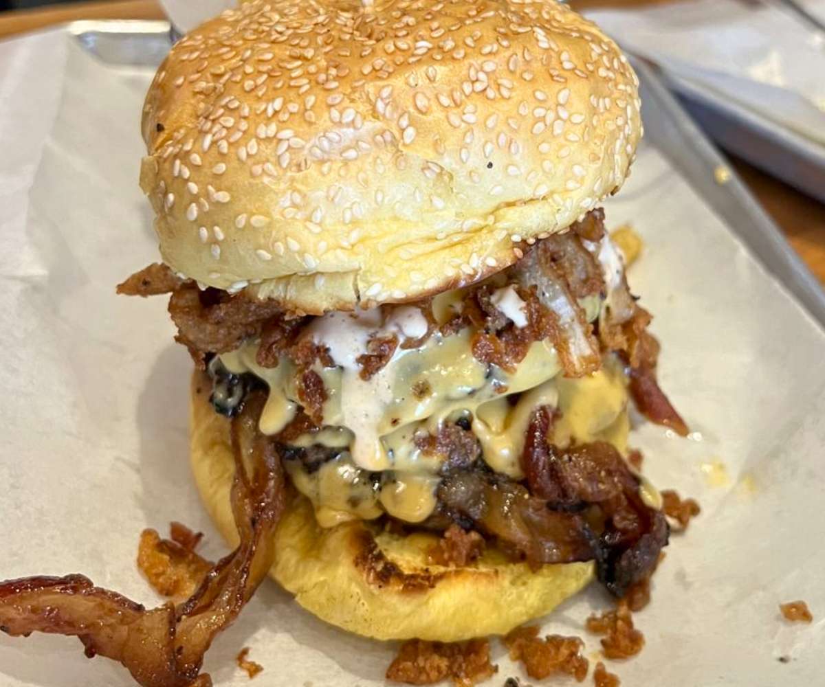 Copperpoint Beer Cheese Triple at BRGR Stop in Fort Lauderdale, Florida