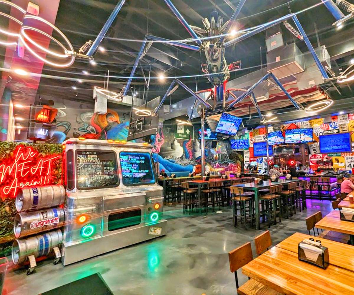 interior of BRGR Stop in Fort Lauderdale, FL