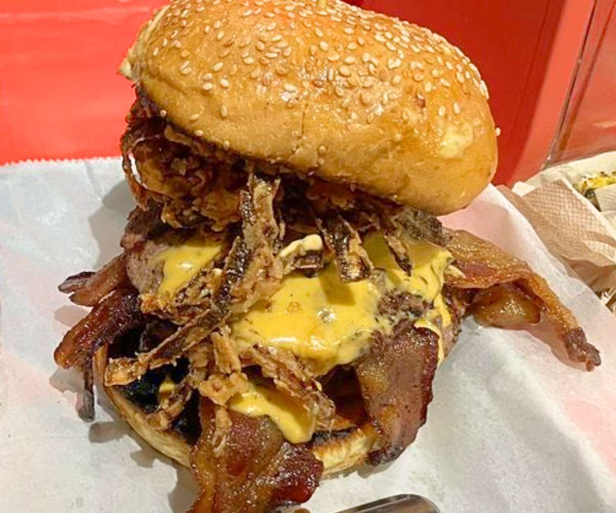 bourbon cowboy at brgr stop in fort lauderdale, FL